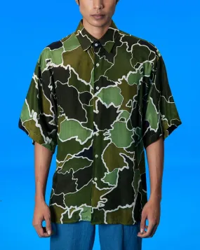 Peta Batik Mahkota Shirt (Army)