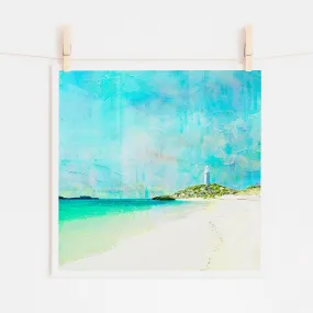 Pinky Beach, Rottnest Island Art Print