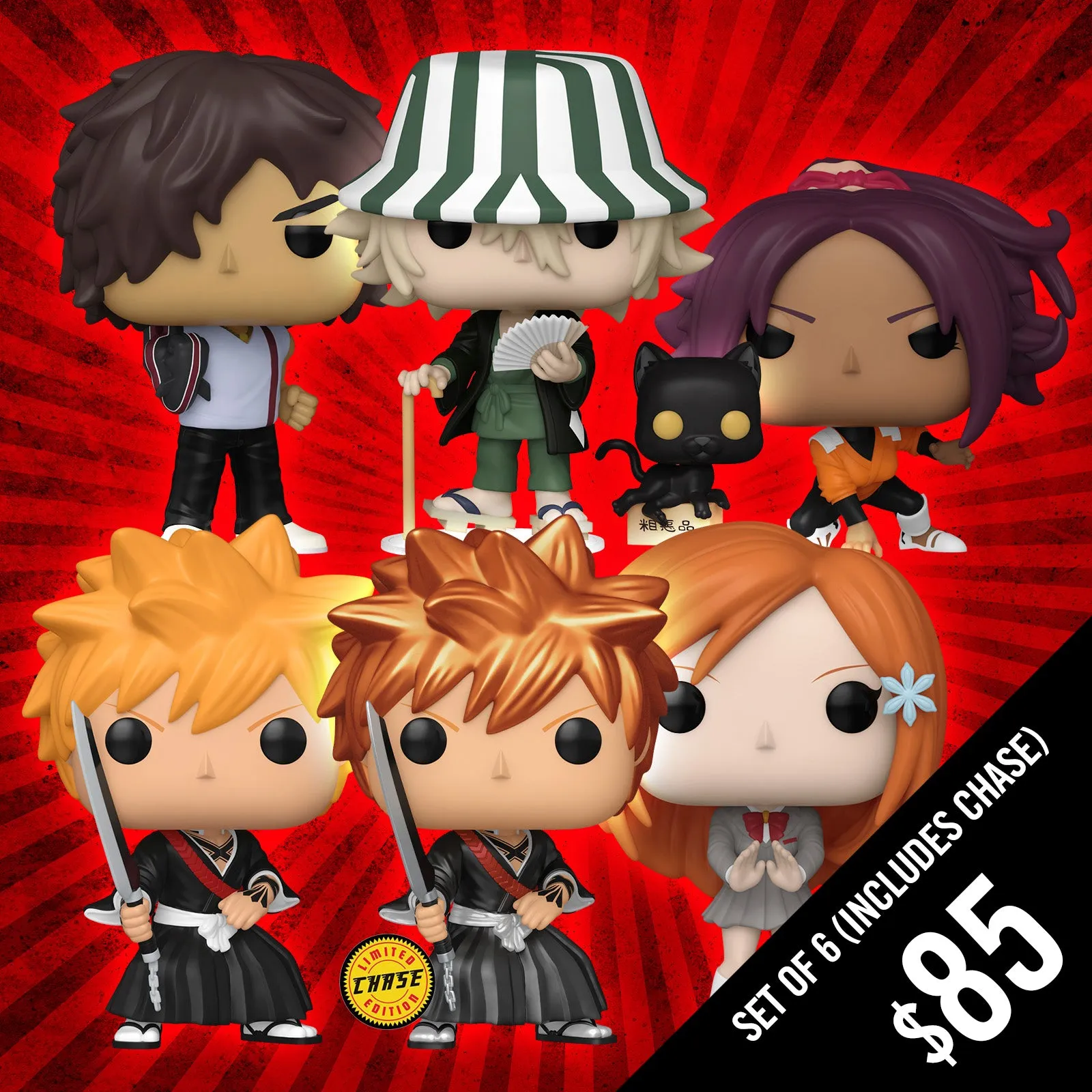 Pre-Order: Funko Pop! Bleach S4 (Set of 6 - Includes CHASE)