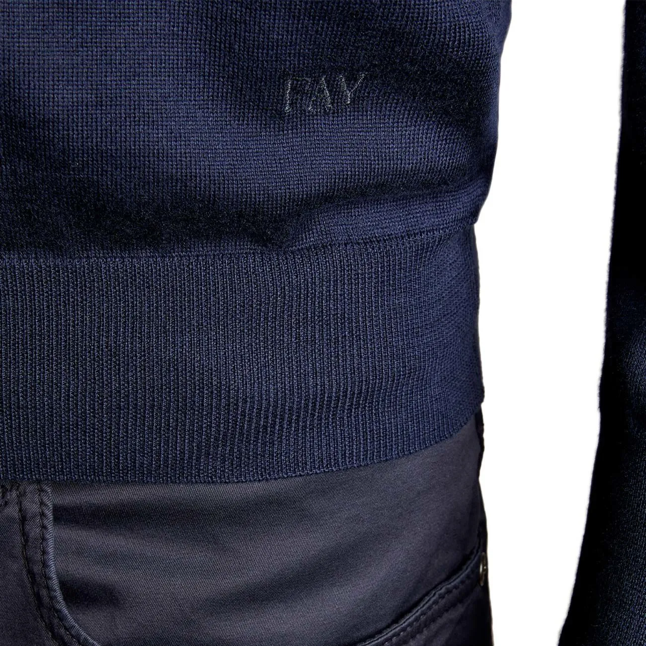 PULL IN MAGLIA RASATA Uomo Blu Navy