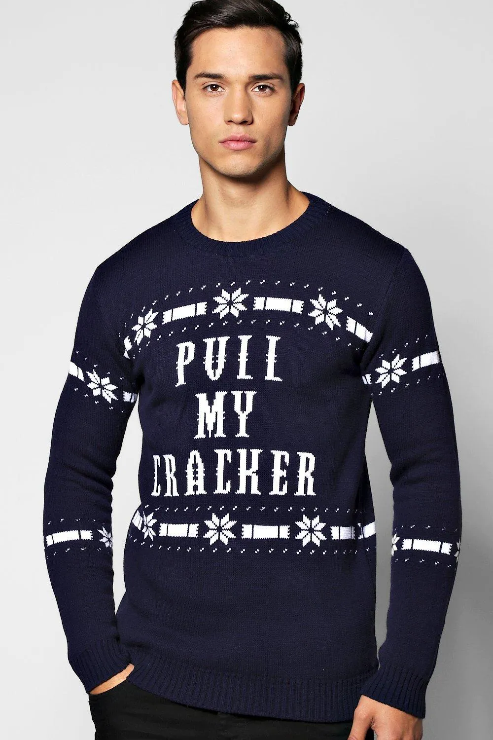 Pull My Cracker Christmas Sweater