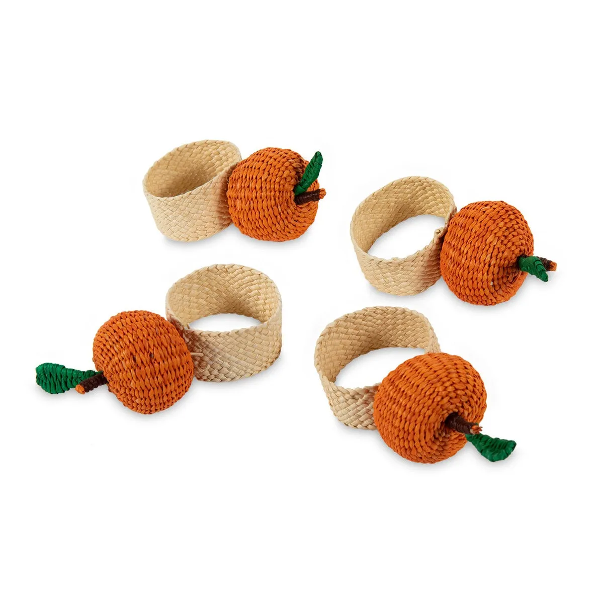 Raffia Napkin Ring - Orange