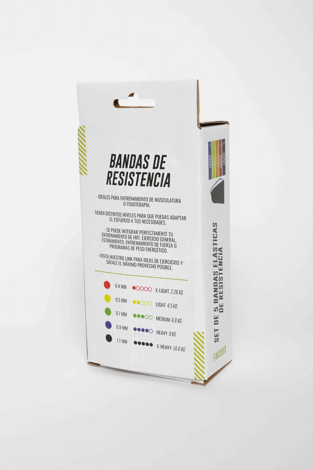 Set de 5 Bandas Loop de Resistencia Finisher