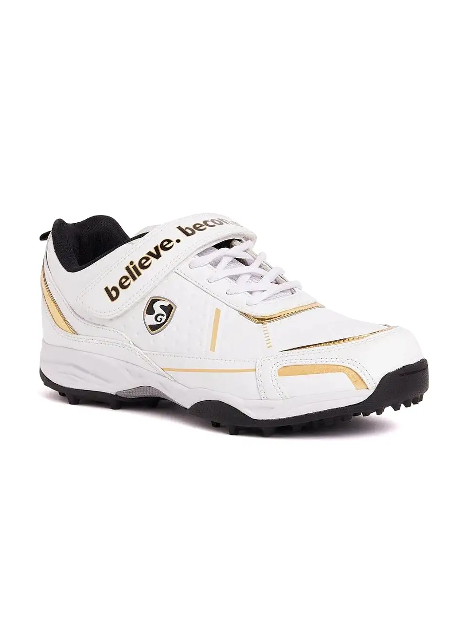 SG Century 5.0 Cricket Shoe - White/Gold/Black