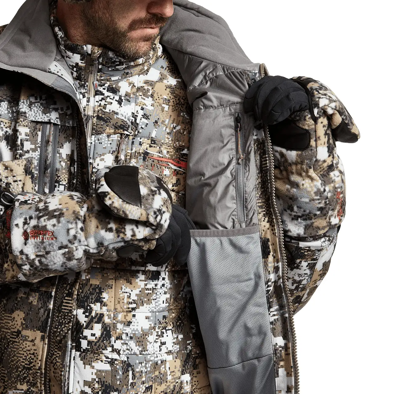 'Sitka' Men Incinerator Aerolite Jacket - Whitetail : Elevated II