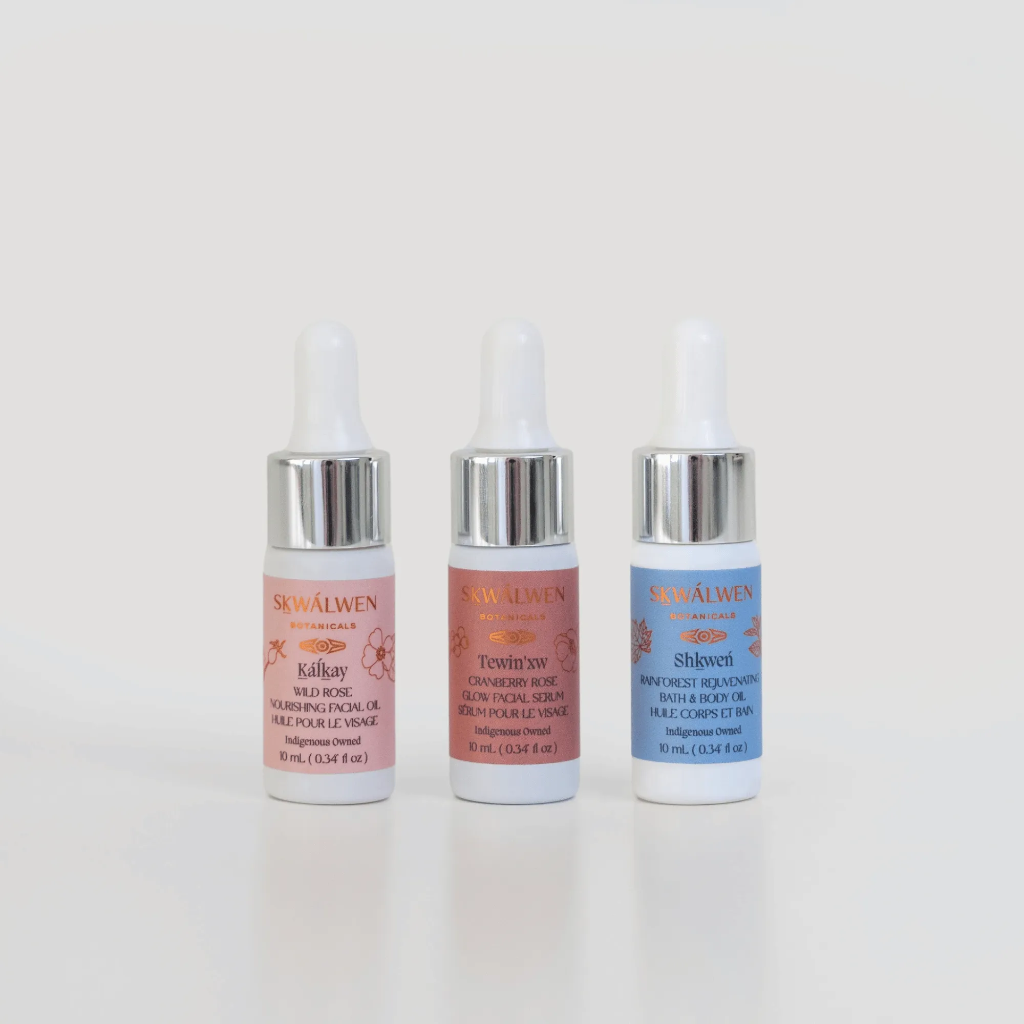 Skwálwen Botanicals Nourishing Oil Sampler Set