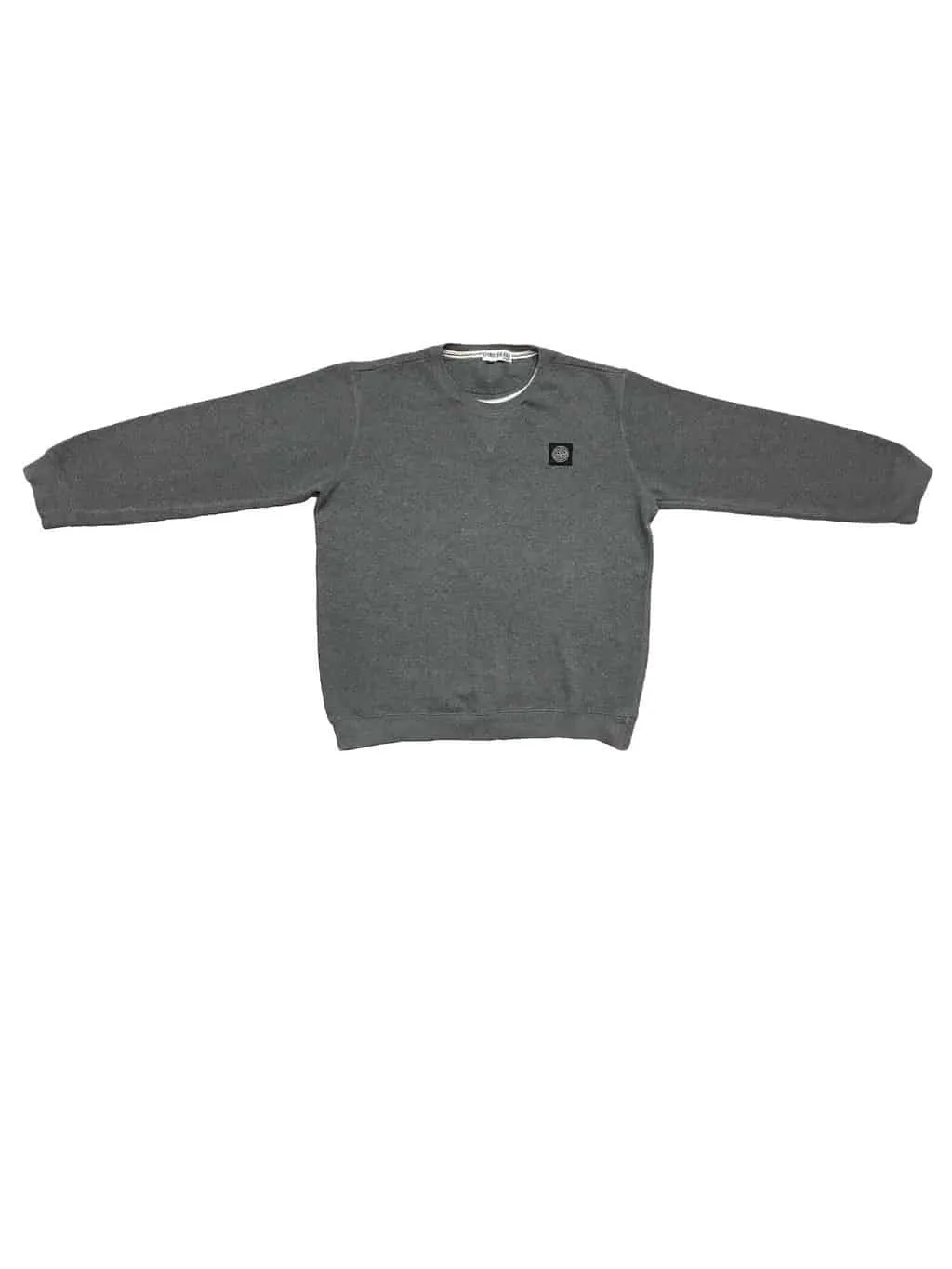 Stone Island sweatshirt in grey with chest logo – M