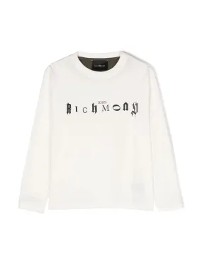 T-shirt John Richmond bimbo RBA23125TS cloud bianca