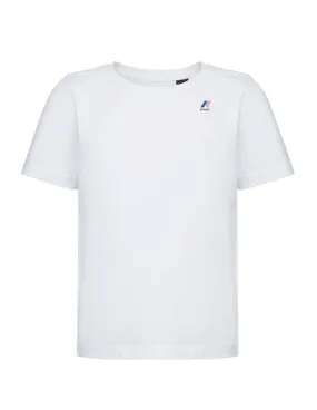 T-shirt K-way bimbo K4114WW Le vrai 3 Edouard bianca