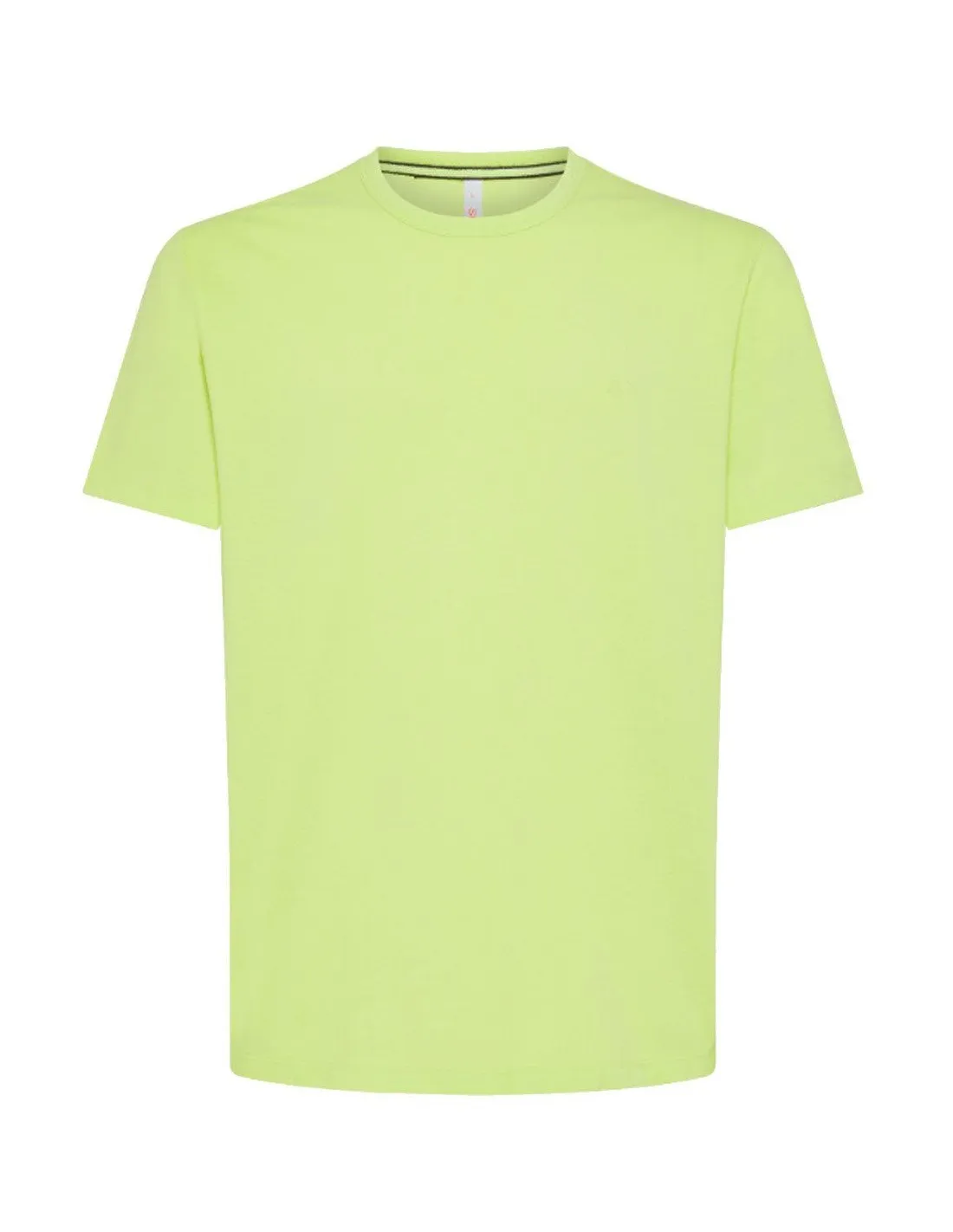 T-shirt Sun68 uomo Cold dyed T34127 lime