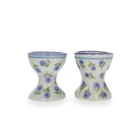 The Egg Cup, Set of 4 - Royal Teddy Floral / Ceramic