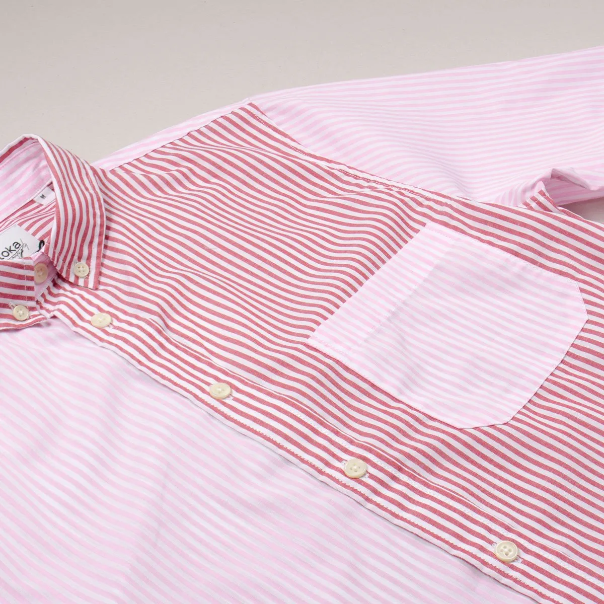 Toka Toka - Peter Parasol Shirt - Multi (Pink Stripes)