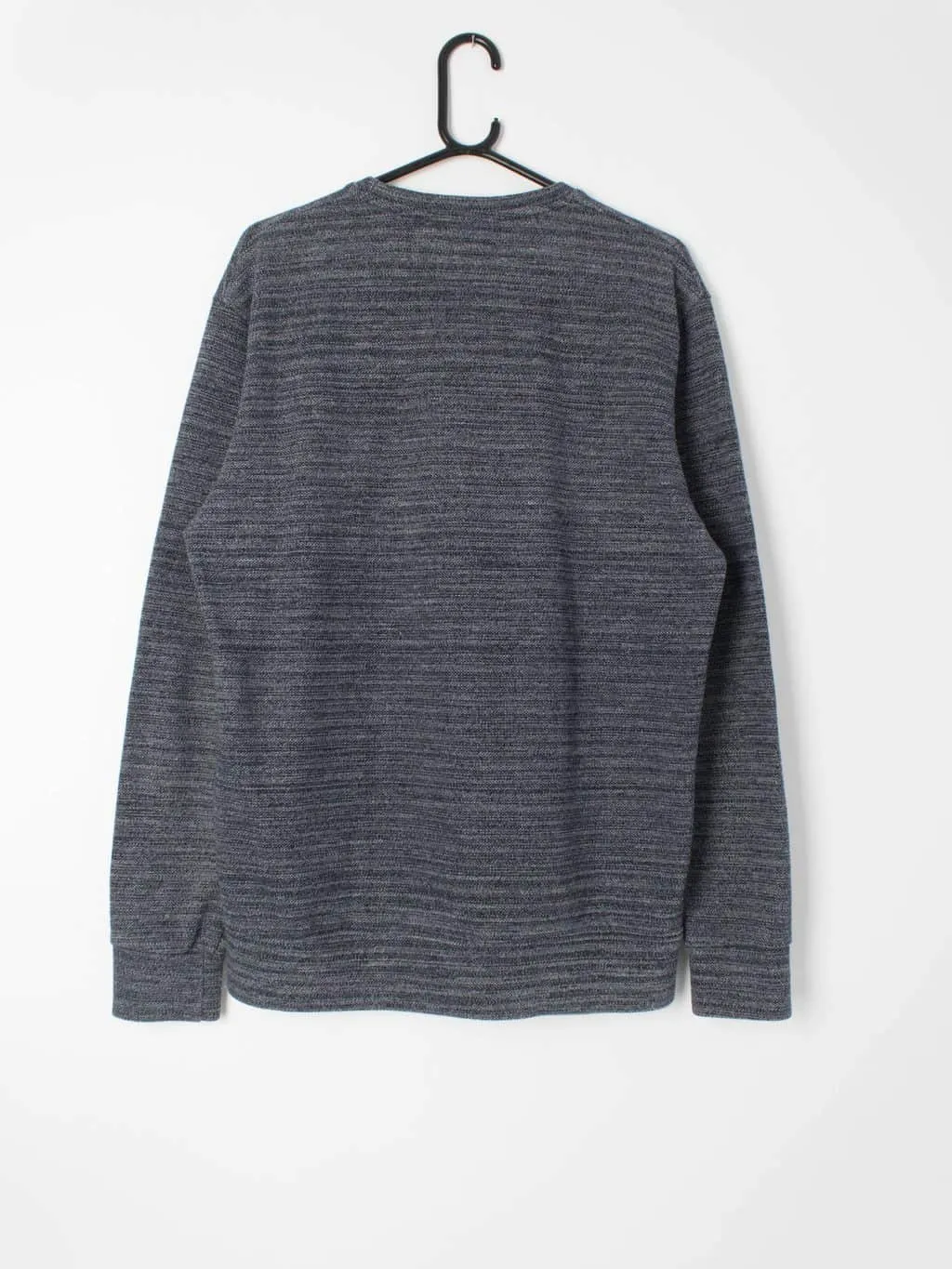 Tommy Hilfiger sweatshirt knitted navy blue white – Medium