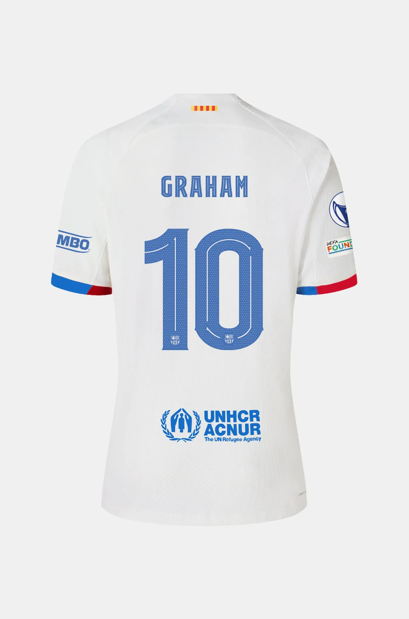 UWCL FC Barcelona away shirt 23/24 Player's Edition - GRAHAM