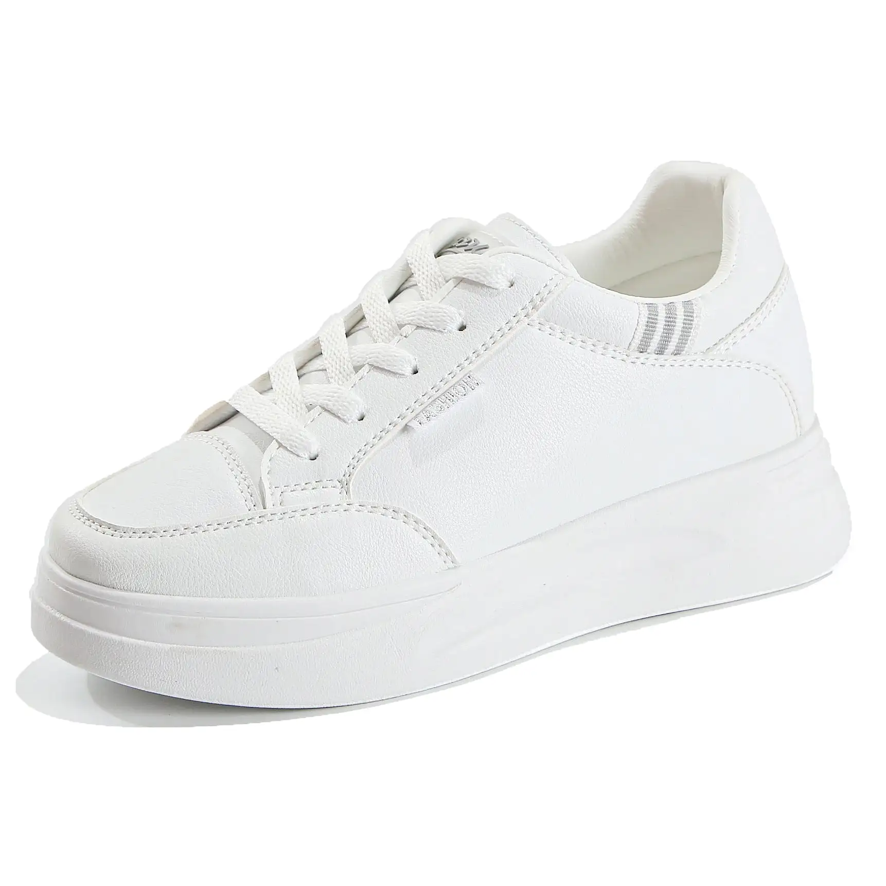 White versatile inner height women's shoes