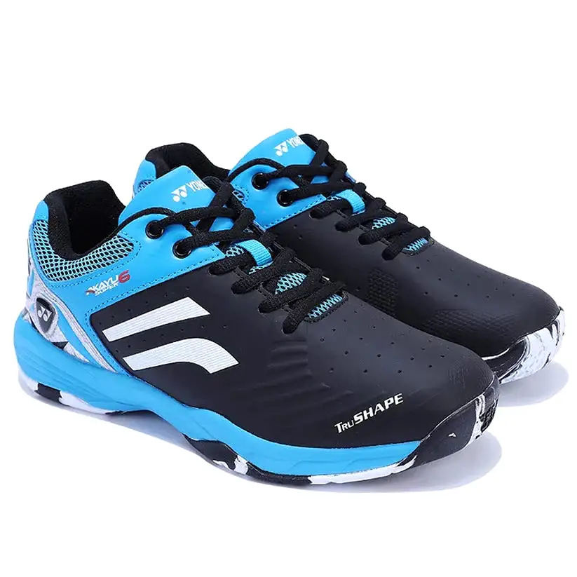 Yonex Akayu Super 6 Badminton Shoe | Black/Aqua Blue