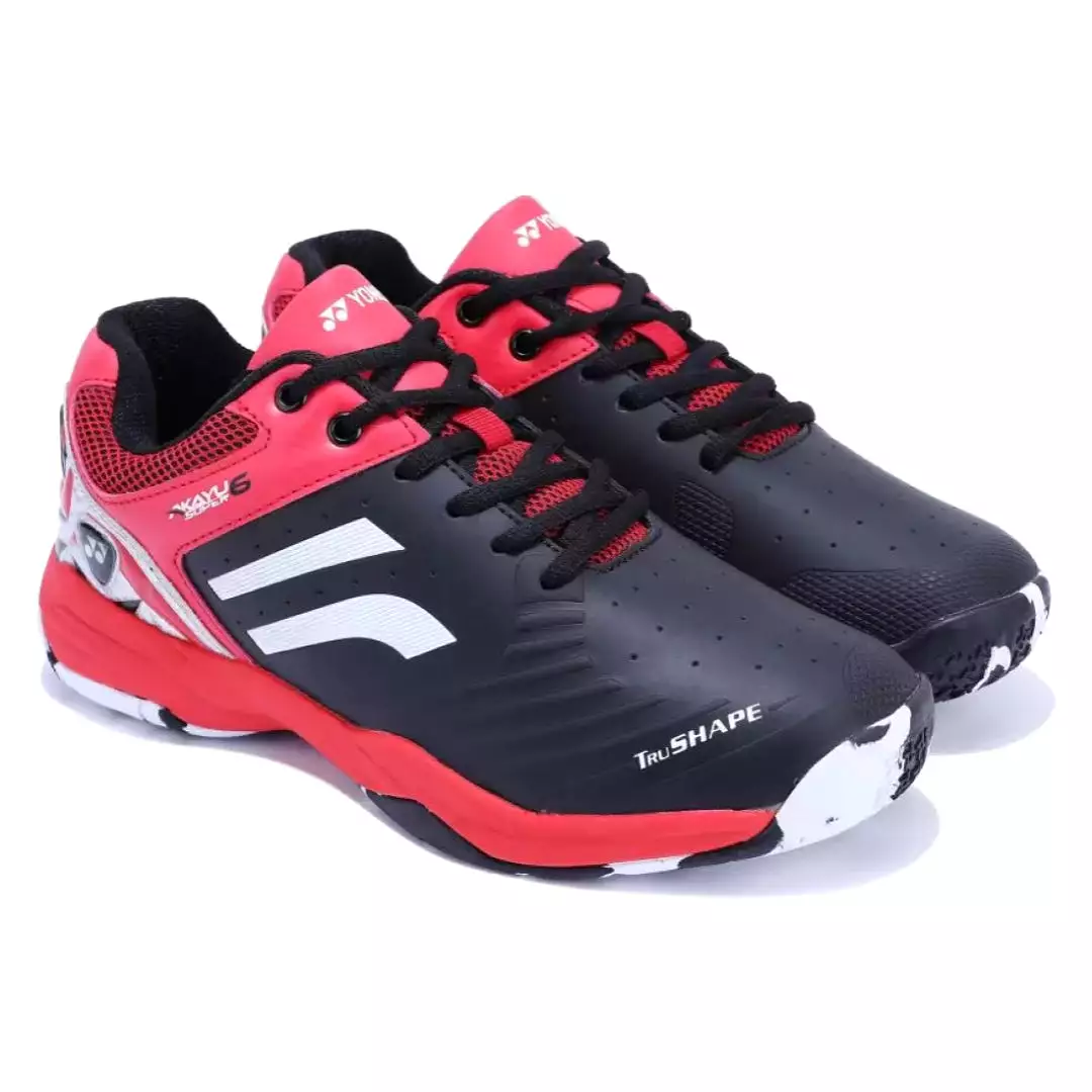 Yonex Akayu Super 6 Badminton Shoe | Black/Goji Berry