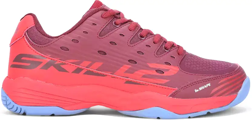 Yonex Tour Skill 2 Badminton Shoe - Cabernet/Flame Scarlet/Mountain Spring