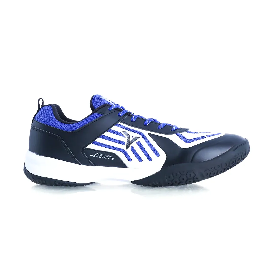 Young RS 11 Badminton Shoe - White/Blue/Black